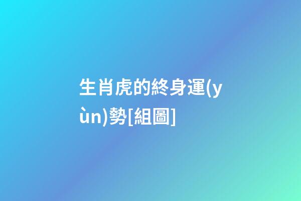 生肖虎的終身運(yùn)勢[組圖]